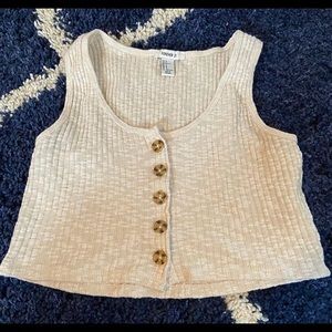 forever 21 knit crop top (never worn)